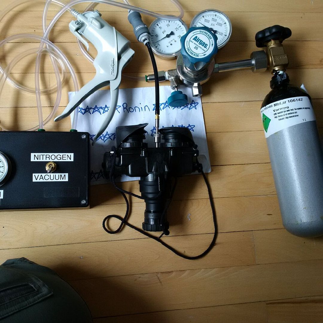 Ronin Tactical's New Site Night Vision Nitrogen Purge Kit with Adapter for PVS7, PVS14, MUM